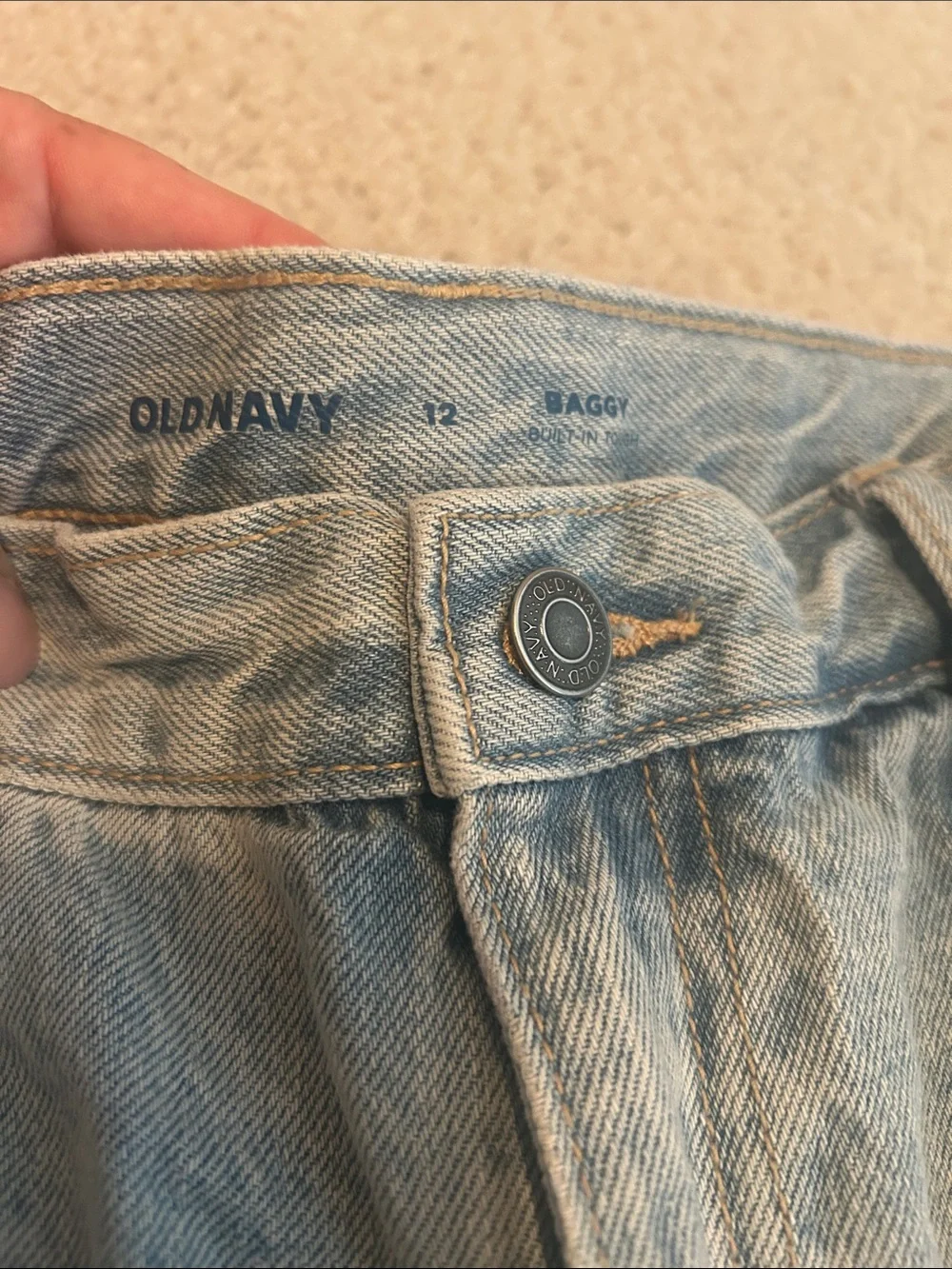 Old Navy Light Blue Baggy Boy’s Jeans